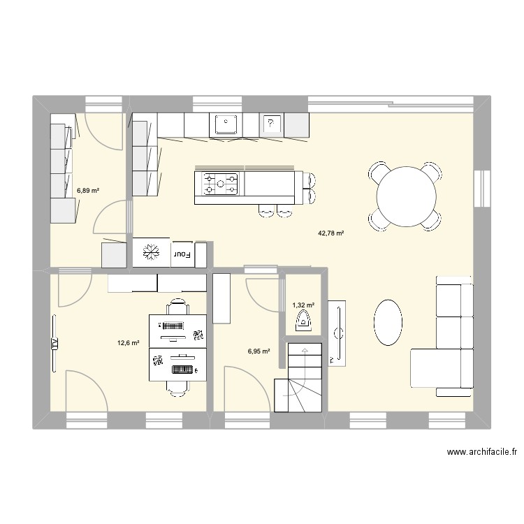 Thoricourt. Plan de 13 pièces et 139 m2