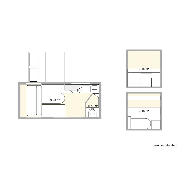 van. Plan de 0 pièce et 0 m2 van. Plan de 0 pièce et 0 m2