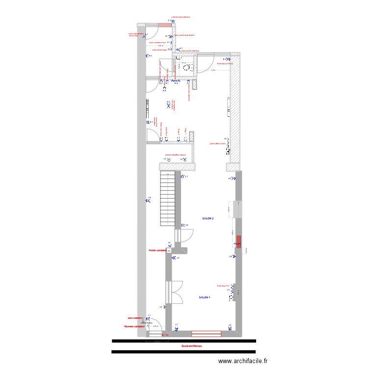 Rez plan pour Ores. Plan de 0 pièce et 0 m2