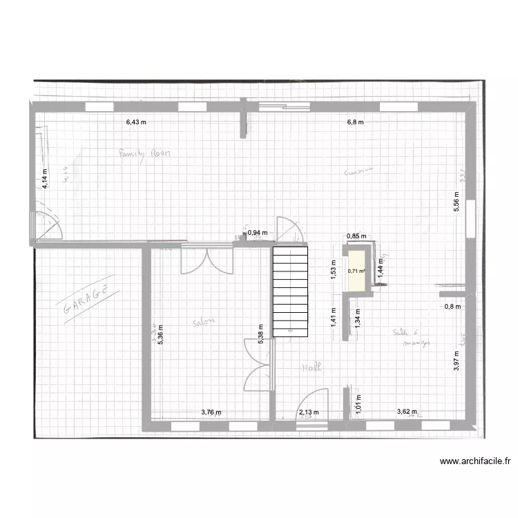 plan maison 1. Plan de 1 et 1 m² plan maison 1. Plan de 1 et 1 m²