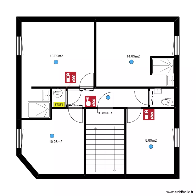 Tcap21 Etage 1 MS. Plan de 