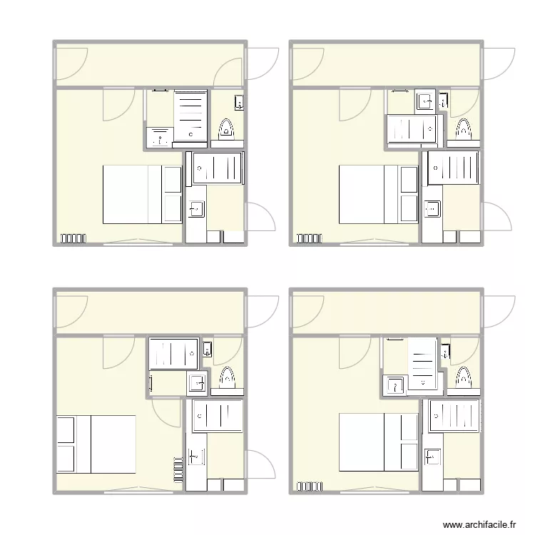 Renovation Boulogne - Salles de bain WC. Plan de 0 pièce et 0 m2