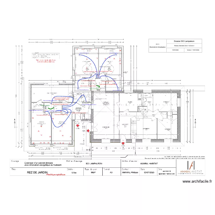 Lampaleon Gainable. Plan de 