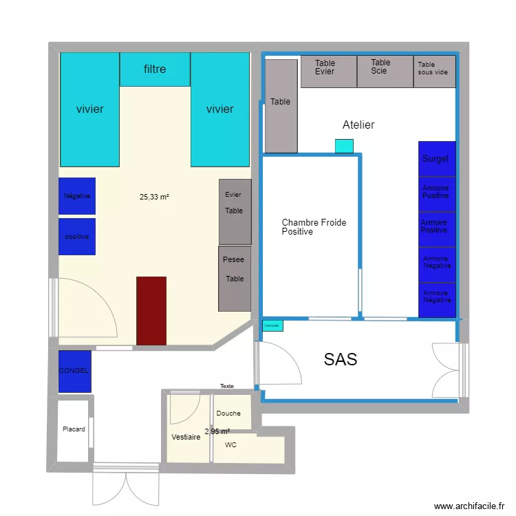 ATELIER BOURG. Plan de 