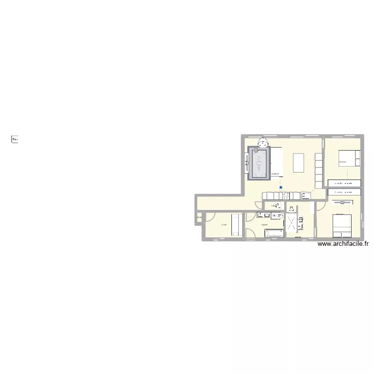 MARIE CHARLES 3. Plan de 8  et 94 m²