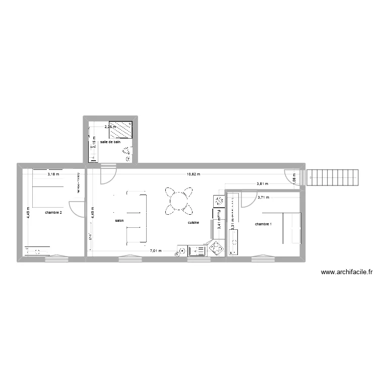 micka auberge. Plan de 