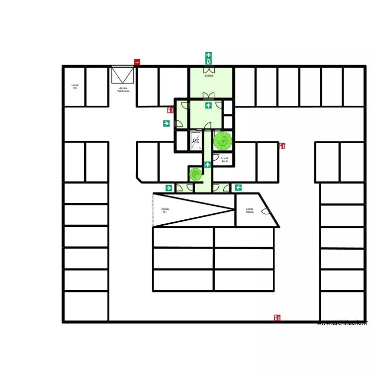 Leonard de Vinci. Plan de 