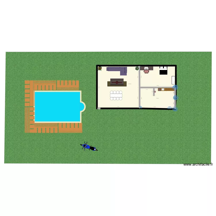 Maison de A AAyoub. Plan de 3  et 172 m²