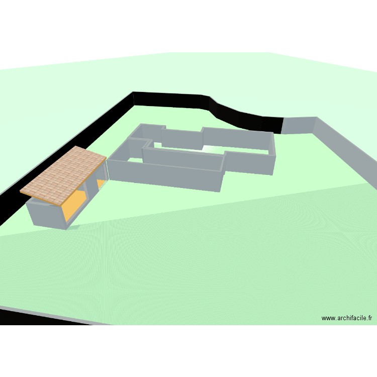 AIGREFEUILLE cabanon. Plan de 10 pièces et 3099 m2