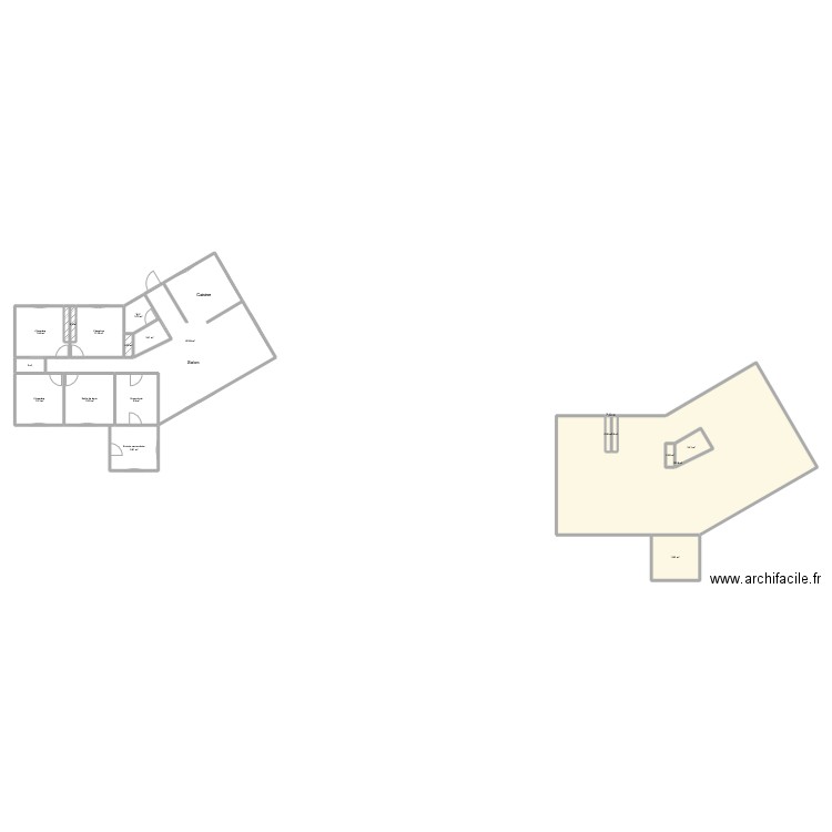Lamoureux. Plan de 19 pièces et 285 m2