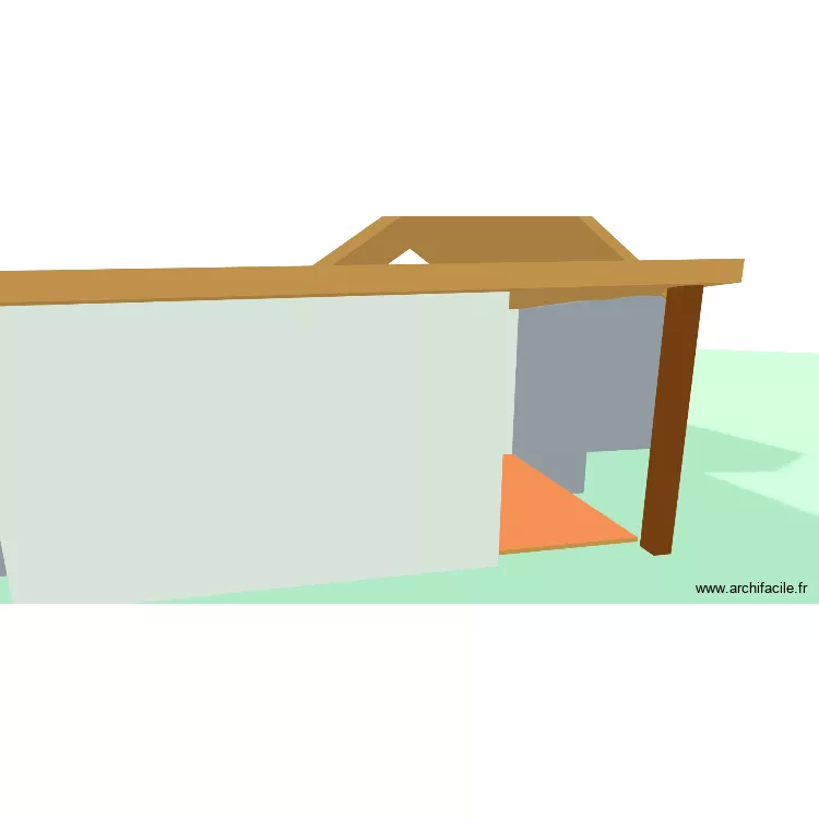 extension 1. Plan de 3  et 70 m²
