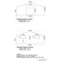 PLAN FACADE PIGNON MODIFIE