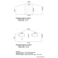 PLAN FACADE PIGNON MODIFIE