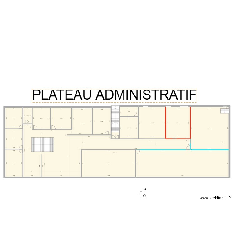 adm+3. Plan de 15 pièces et 766 m2