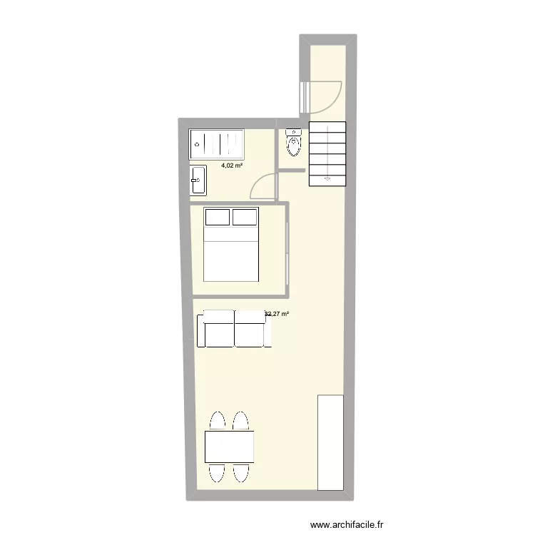 BEDARRIDES 3. Plan de 2 et 36 m² BEDARRIDES 3. Plan de 2 et 36 m²