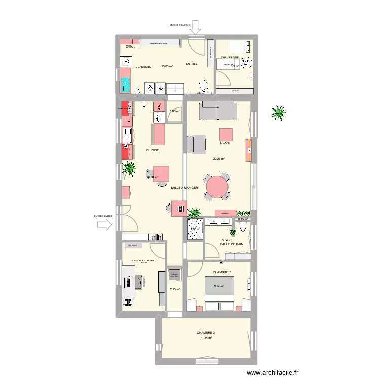 CHEZ MOI MIMBASTE HABITATION. Plan de 0 pièce et 0 m2