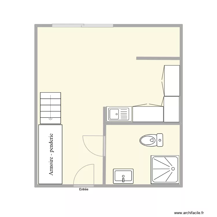 Souletie Pauline. Plan de 