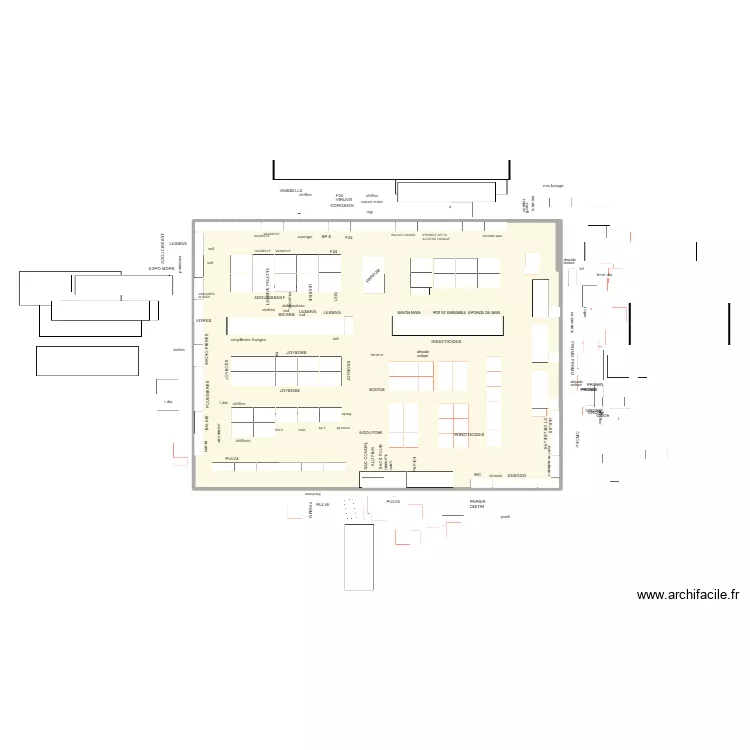 MAG 3.913. Plan de 1 et 281 m² MAG 3.913. Plan de 1 et 281 m²