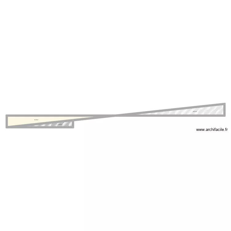 Terrain. Plan de 3 pièces et 23 m² Terrain. Plan de 3 pièces et 23 m²