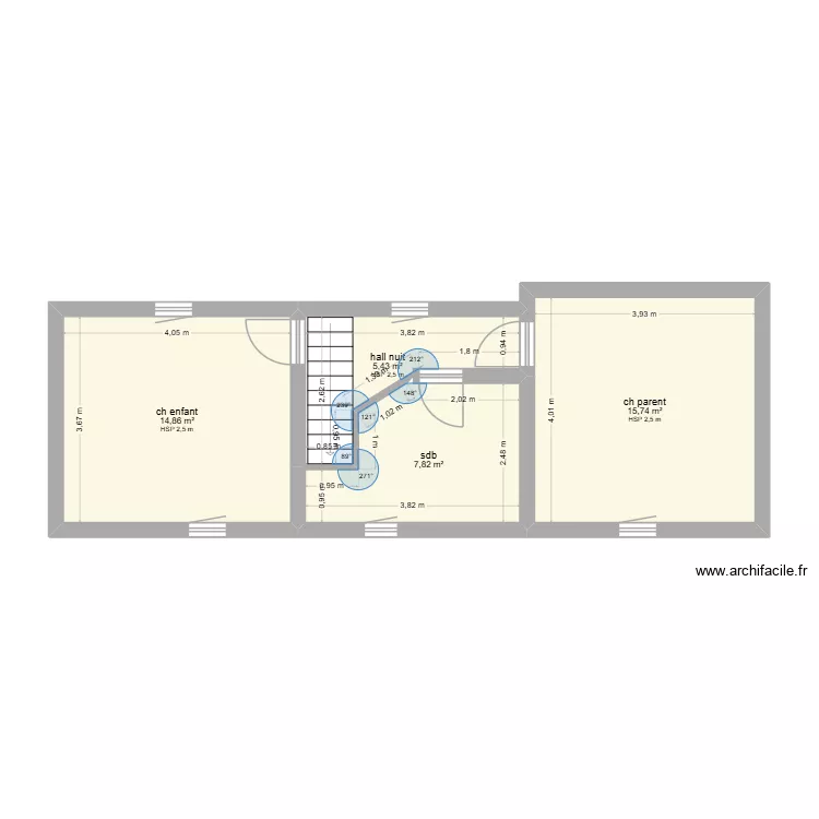 Rosa Luxembourg etage. Plan de 4 et 44 m² Rosa Luxembourg etage. Plan de 4 et 44 m²