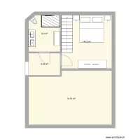 Salle de bain et chambre