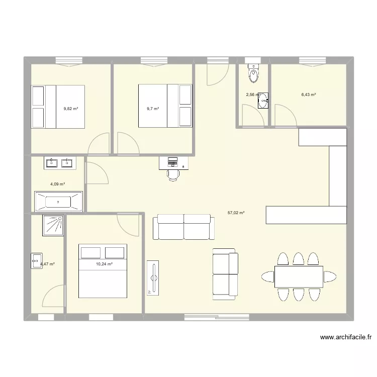 PLAN LUCIE 4. Plan de 