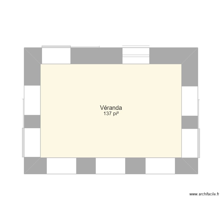 Véranda 1. Plan de 0 pièce et 0 m2