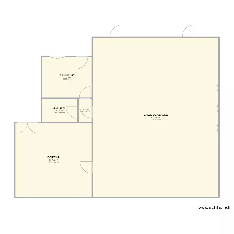 COMMUNE DE BARISIS2. Plan de 5  et 132 m²