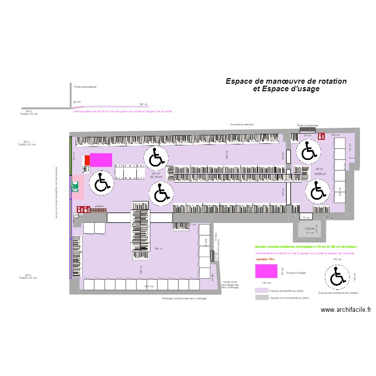 COCCIMARKET LA FERTE SOUS JOUARRE APRES TRAVAUX BIS ESPACE USAGE ET ROTAT. Plan de 0 pièce et 0 m2