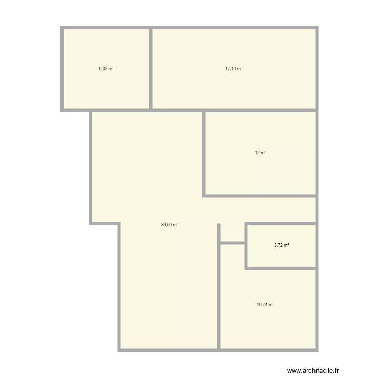 mourat maison neuve. Plan de 