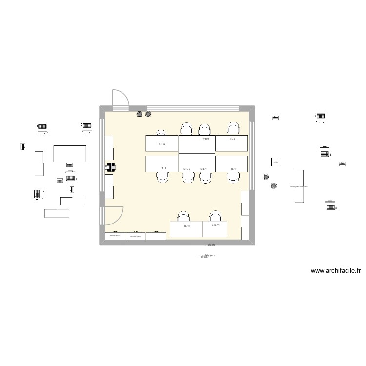 bureau tl v2. Plan de 0 pièce et 0 m2 bureau tl v2. Plan de 0 pièce et 0 m2