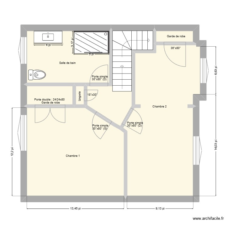 Maison St-J&eacute;rome (2e) - Boiserie. Plan de 0 pièce et 0 m2