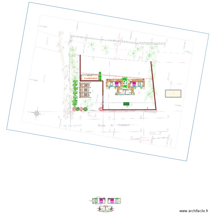 CONCEPT DE CONTAINERS. Plan de 10 pièces et 114 m2