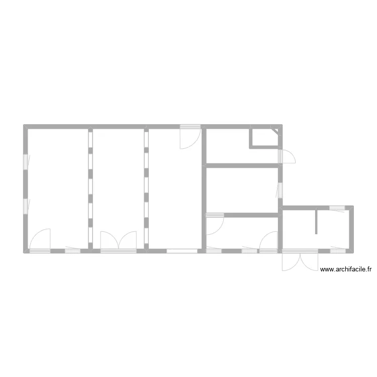 ST GENIS BAT 1 RDC. Plan de 